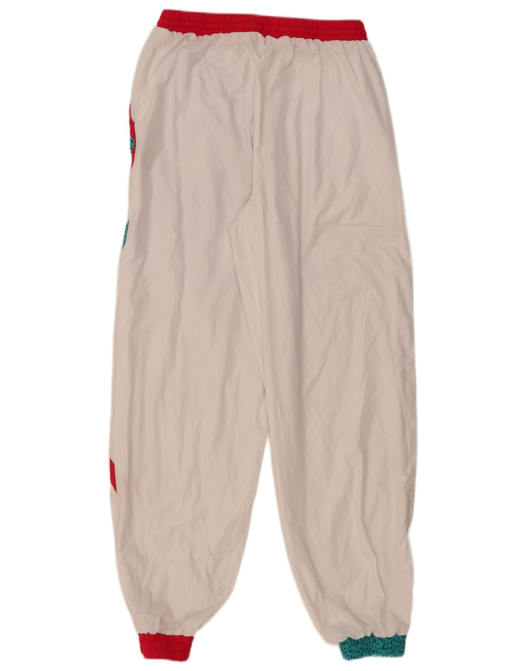 Damskie spodnie dresowe VINTAGE Joggers UK 14 Średniobiały blok kolorów