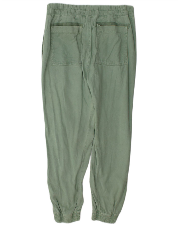 Damskie spodnie joggery Zara Medium W28 L27 Zielony Lyocell