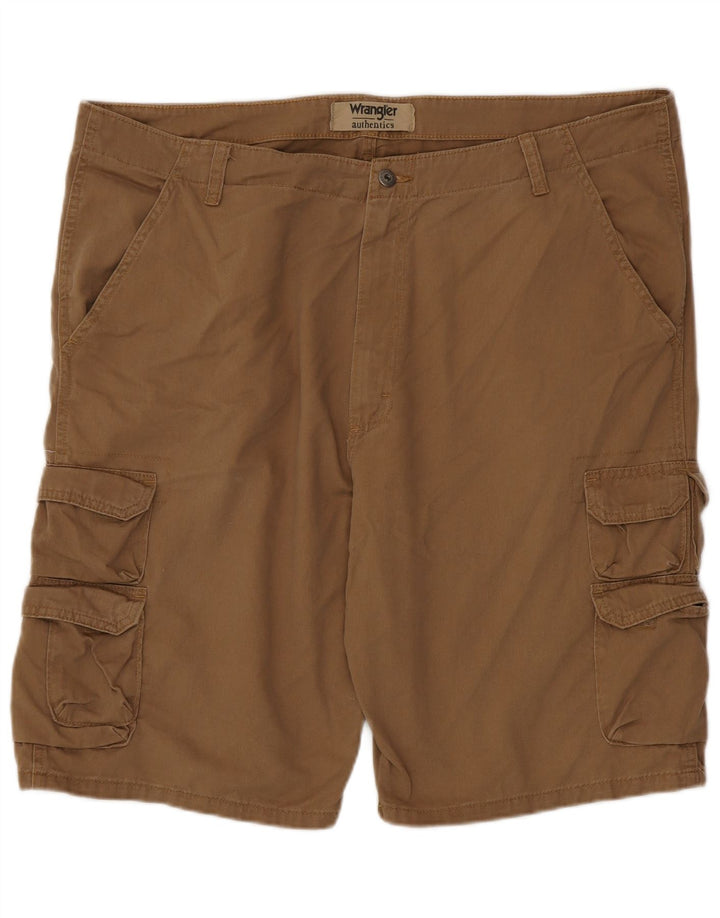 Męskie spodenki cargo Wrangler W42 2XL, brązowa bawełna