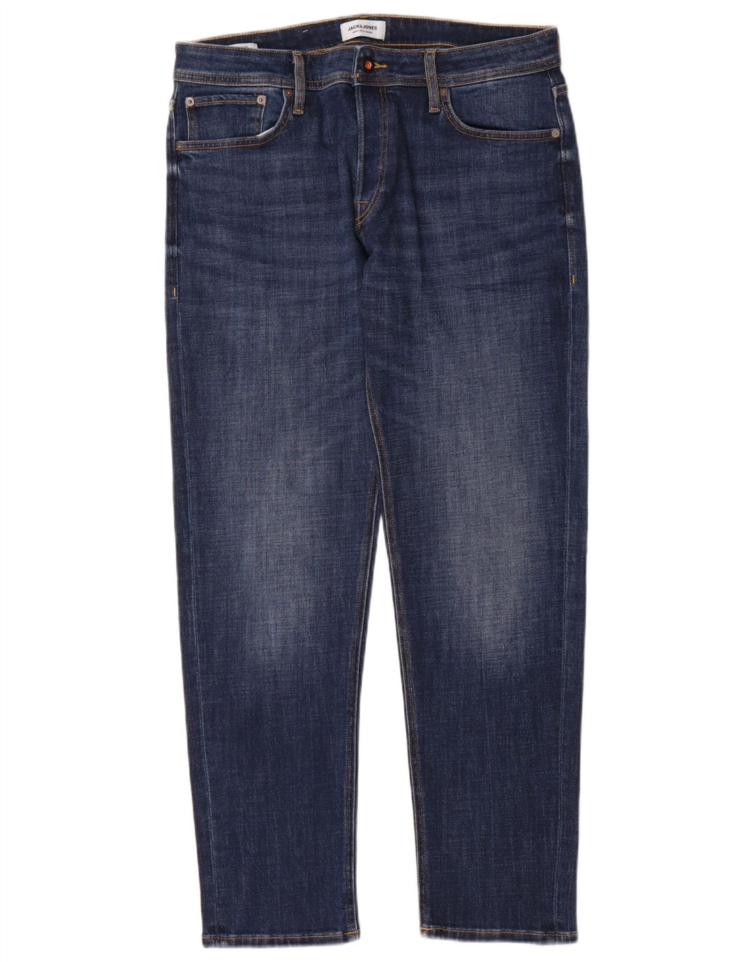 Męskie jeansy typu slim Jack & Jones W34 L32 Niebieskie bawełniane