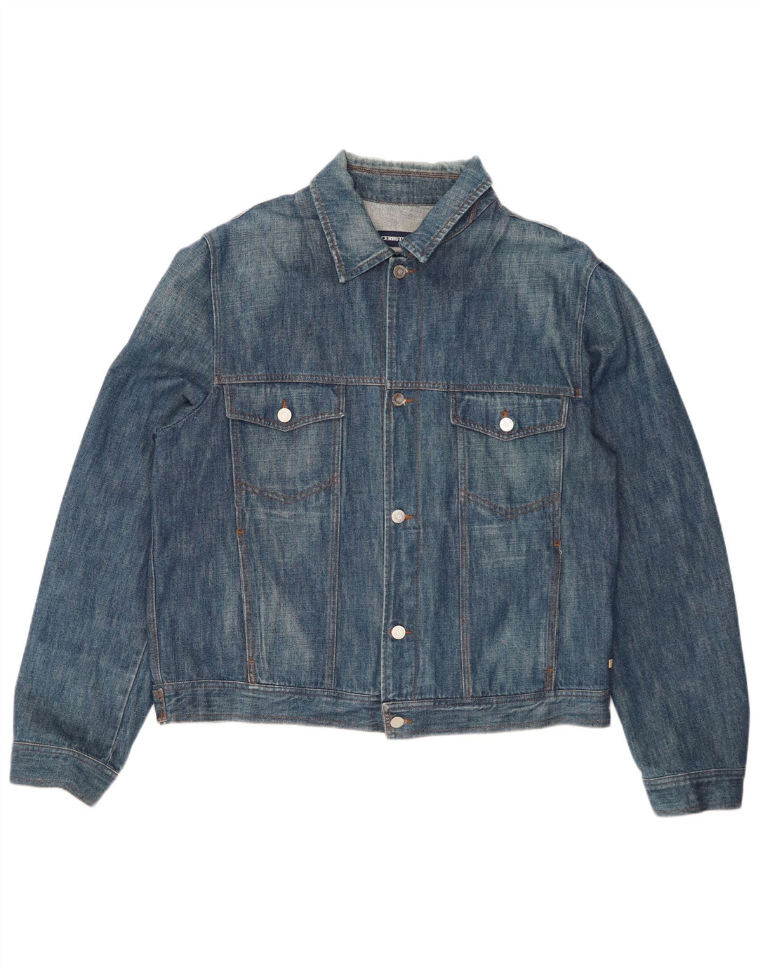 Męska kurtka dżinsowa CERRUTI 1881 UK 44 2XL Niebieska bawełna