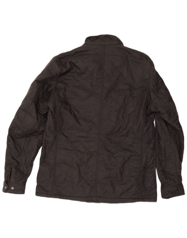 Męska pikowana kurtka Barbour UK 42 XL, czarna, poliamid