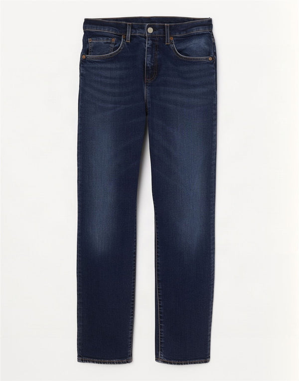 Męskie proste dżinsy Levi's W31 L30 Granatowa bawełna