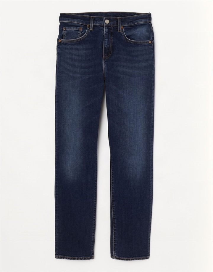 Męskie proste dżinsy Levi's W31 L30 Granatowa bawełna