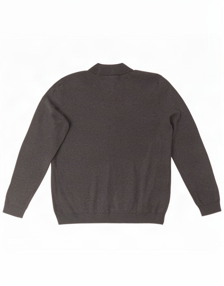 US Polo Assn. Męski sweter z golfem, duży, szary