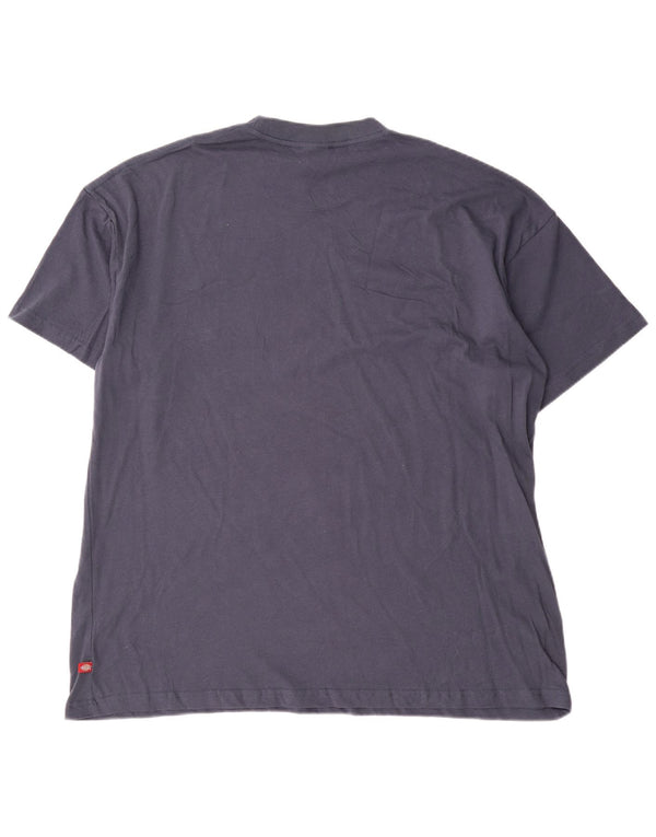 T-shirt męski Dickies o regularnym kroju, XL, granatowy, bawełniany