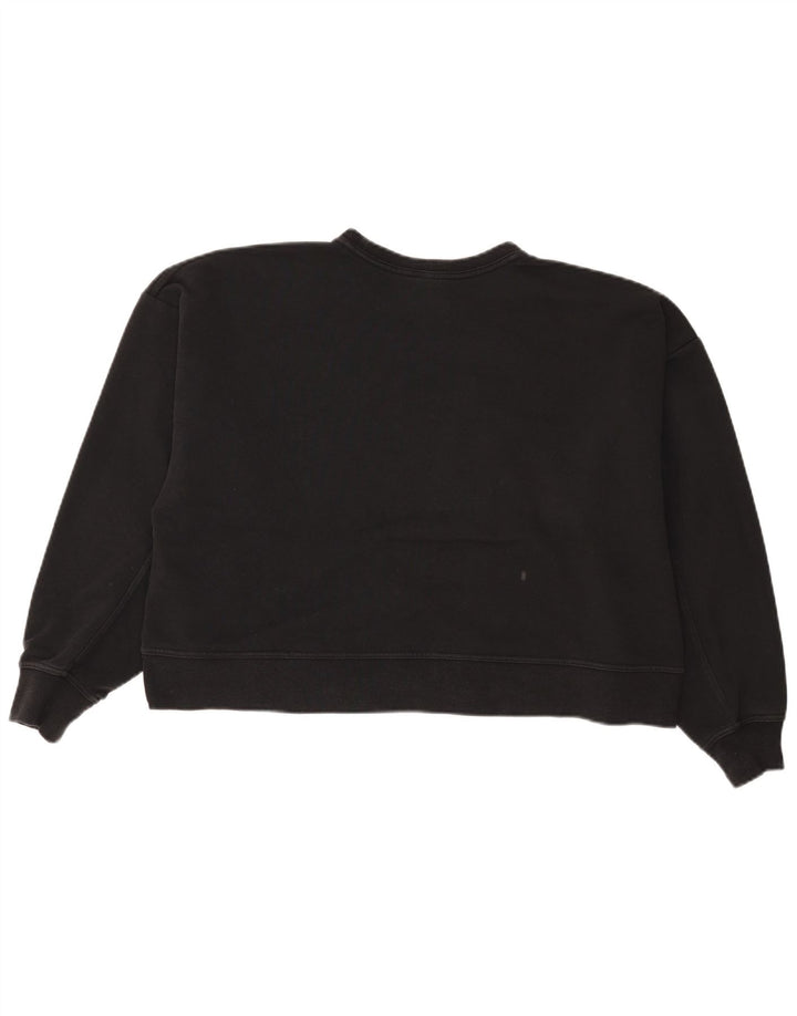 Damska bluza dresowa Nike Crop Graphic Oversize UK 16, duża czarna