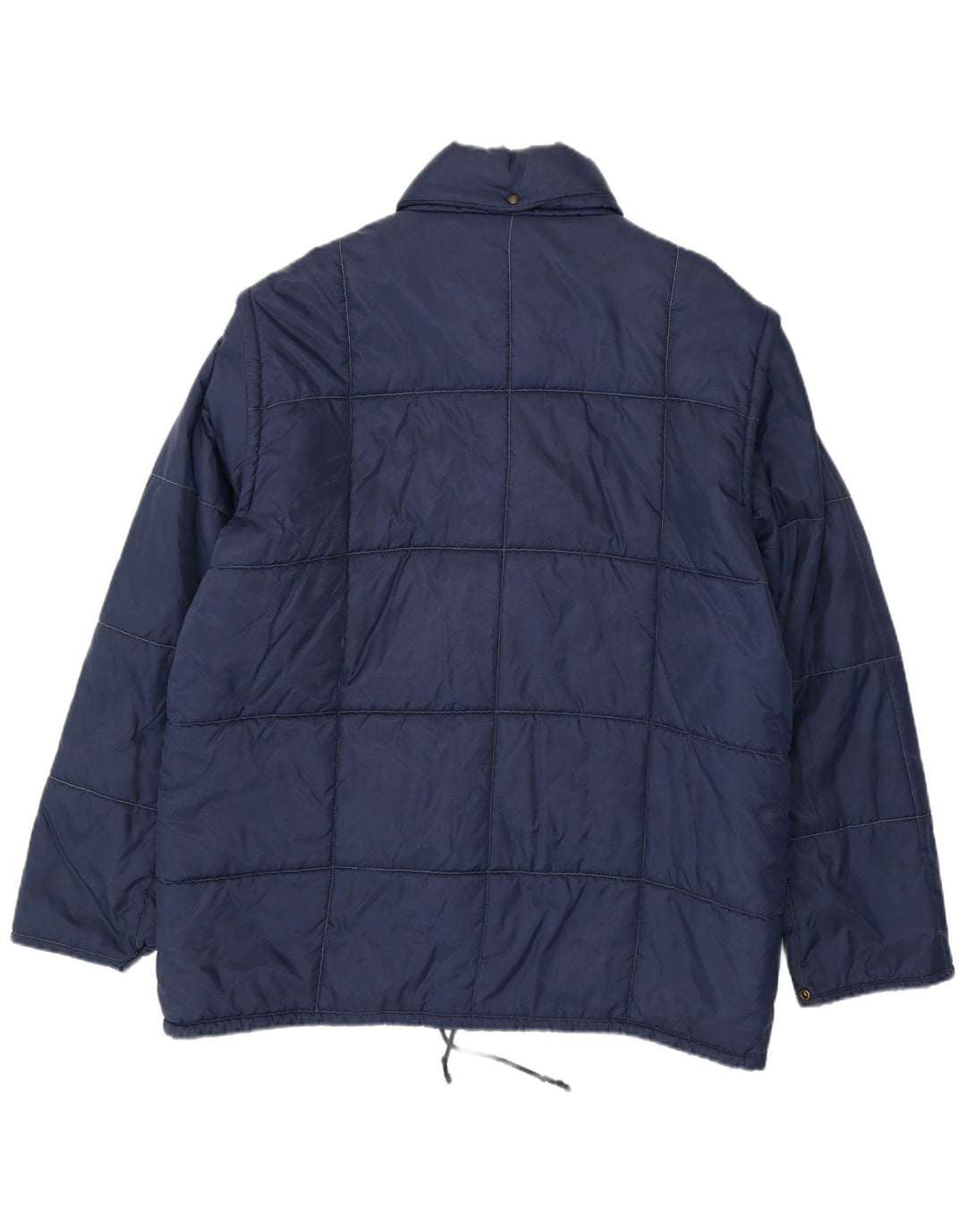 Vintage męska ocieplana kurtka UK 42 XL granatowa