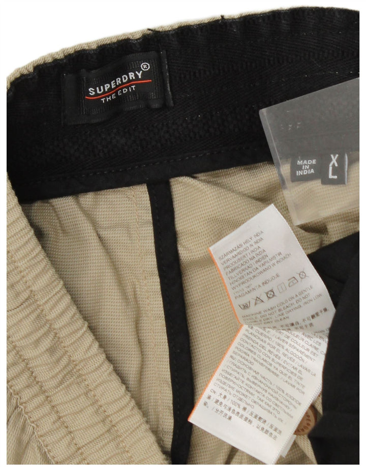 Męskie spodenki chino Superdry XL W38, beżowa bawełna