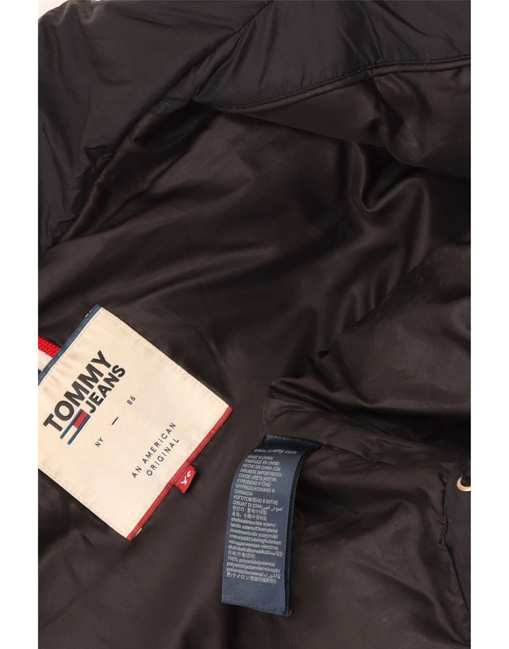 Męska ocieplana kurtka Tommy Hilfiger UK 34 XS Czarny poliamid