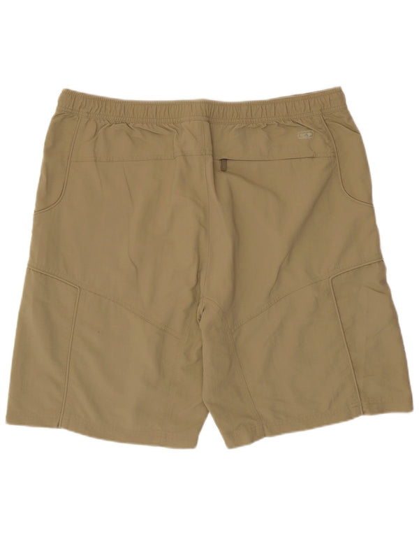 Męskie spodenki ADIDAS W40 XL Khaki, nylon z blokami kolorów
