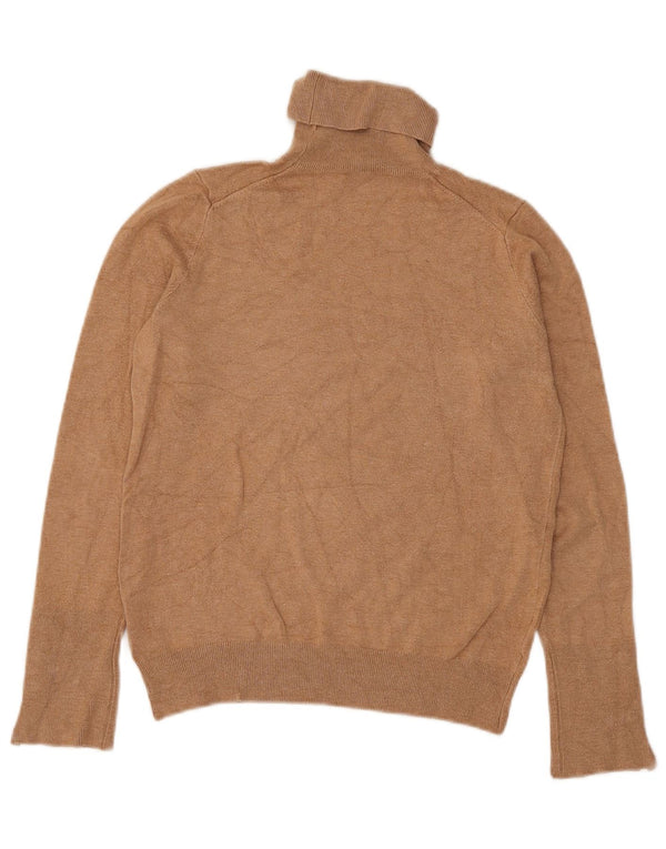 Damski sweter Zara z okrągłym dekoltem UK 10 Small Beżowa Wiskoza