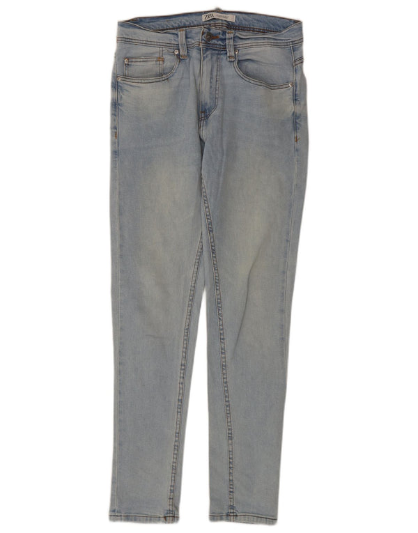 Męskie jeansy obcisłe Zara EU 40 Medium W31 L32 Niebieskie