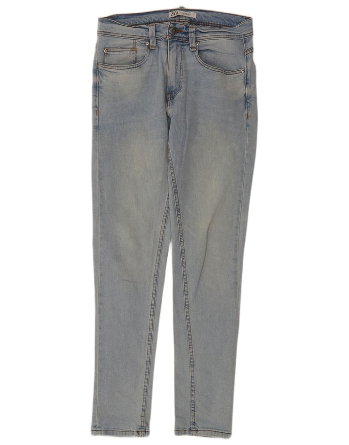 Męskie jeansy obcisłe Zara EU 40 Medium W31 L32 Niebieskie