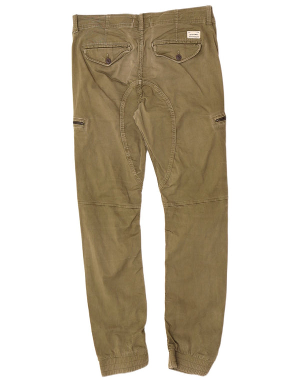 Męskie spodnie cargo Jack & Jones Anti Fit W31 L29 Khaki Cotton