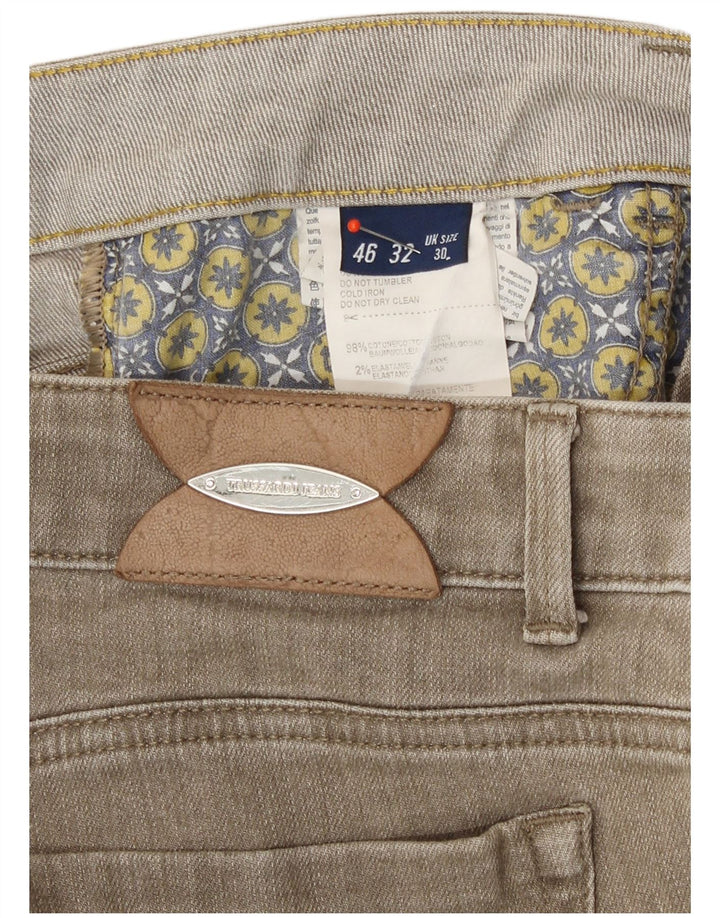 Damskie jeansy typu slim Trussardi W30 L29 Beżowa bawełna
