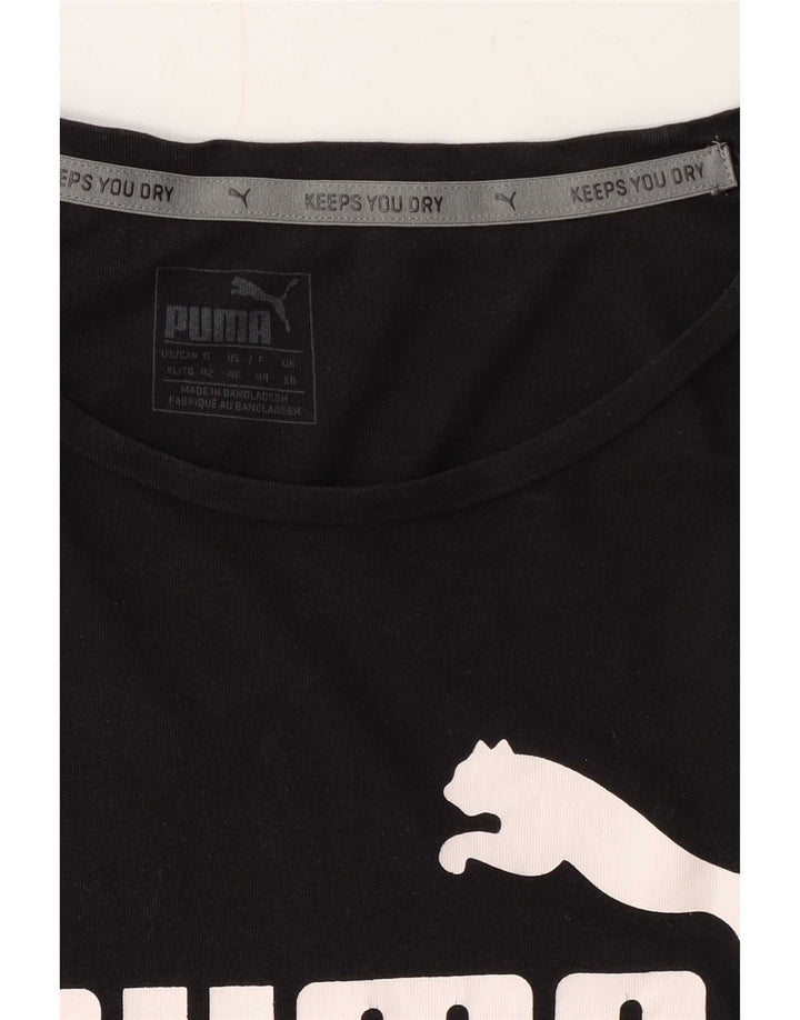 Damska koszulka z grafiką Puma Top UK 16, duża czarna