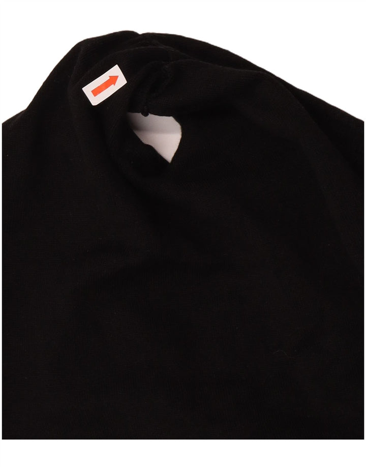 Damski top Chaps Crop Halter UK 14, duży, czarny jedwab