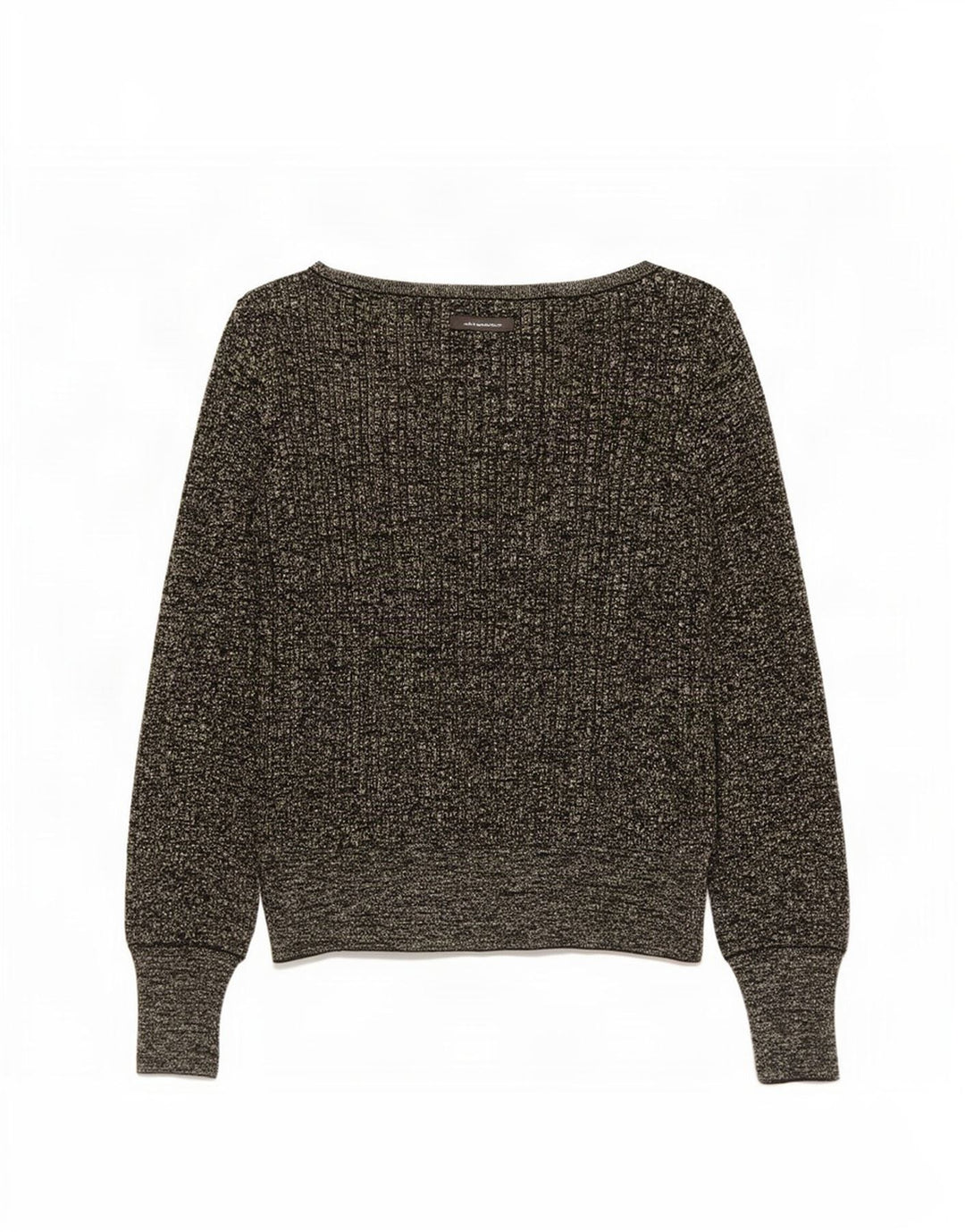 Marks & Spencer Damski sweter z dekoltem w łódkę UK 12 Średni czarny wiskoza