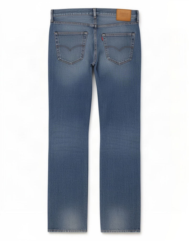 Męskie proste dżinsy Levi's W33 L32 Niebieskie bawełniane