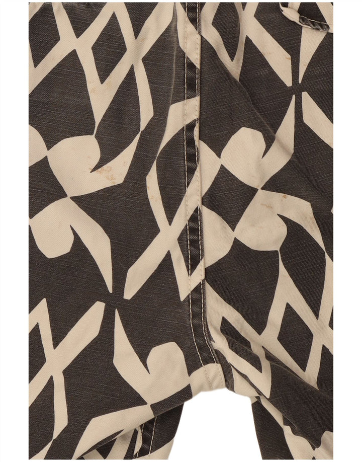 Męskie spodenki Chino Scotch & Soda W30 Średnioszary, geometryczny, bawełniany