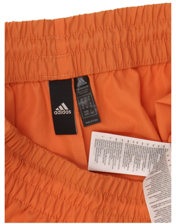 Męskie spodenki sportowe Adidas XL, pomarańczowe, poliestrowe