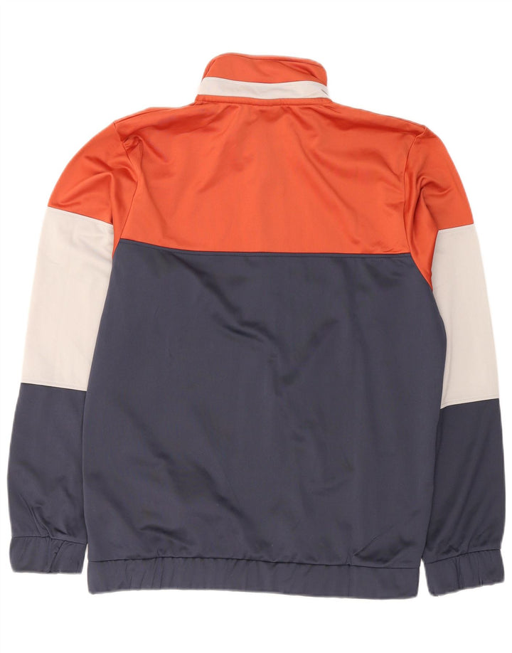 UMBRO Mens Tracksuit Top Jacket Large Navy Blue Colourblock Polyester