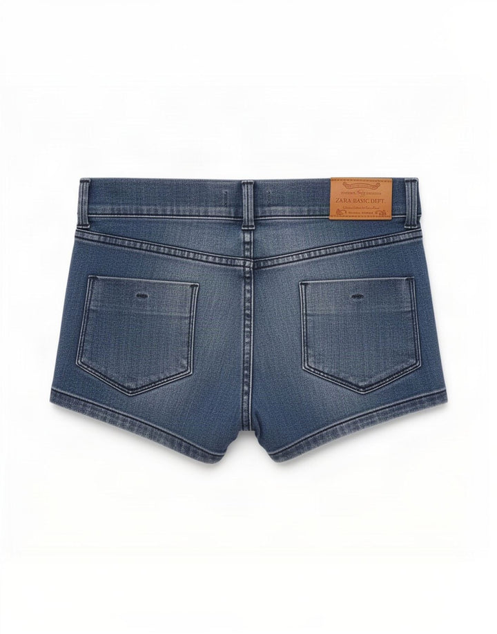 Damskie spodenki jeansowe Zara EU 38 Small W28 Niebieskie bawełniane