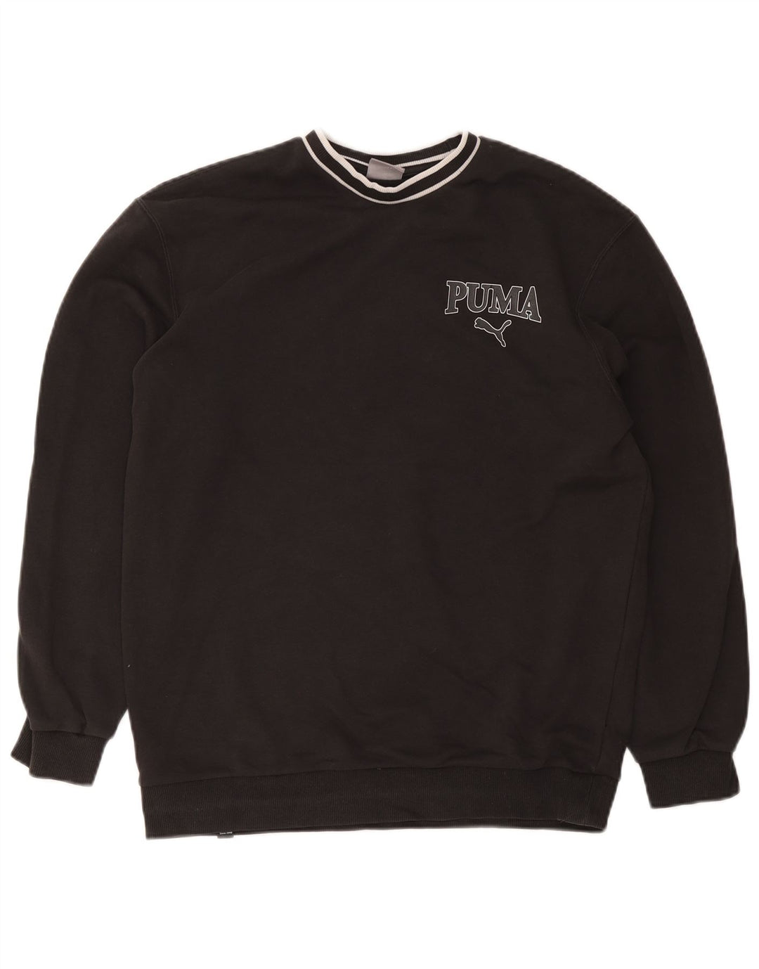 Męska bluza z grafiką Puma Jumper, średnia czarna sportowa
