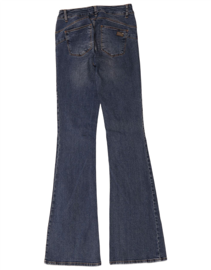 Damskie jeansy rozkloszowane Liu Jo W28 L35 Niebieskie