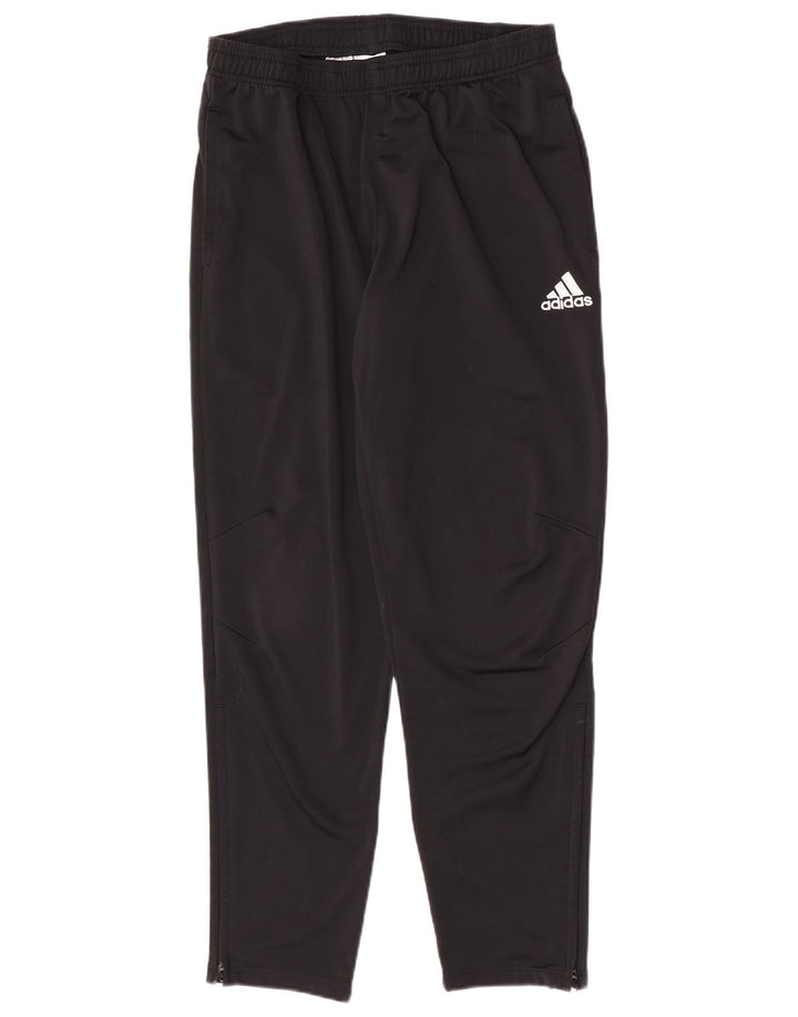 Męskie spodnie dresowe Adidas, średni czarny poliester