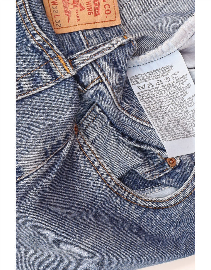 Męskie jeansy Levi's 582 Straight W32 L28 Niebieskie bawełniane