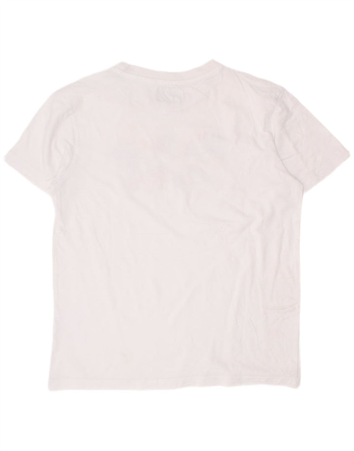 Chłopięcy T-shirt z grafiką Kappa 11-12 lat, biały
