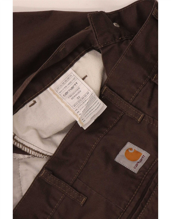 Męskie szorty Carhartt Regular Chino W32 Średni brązowy poliester