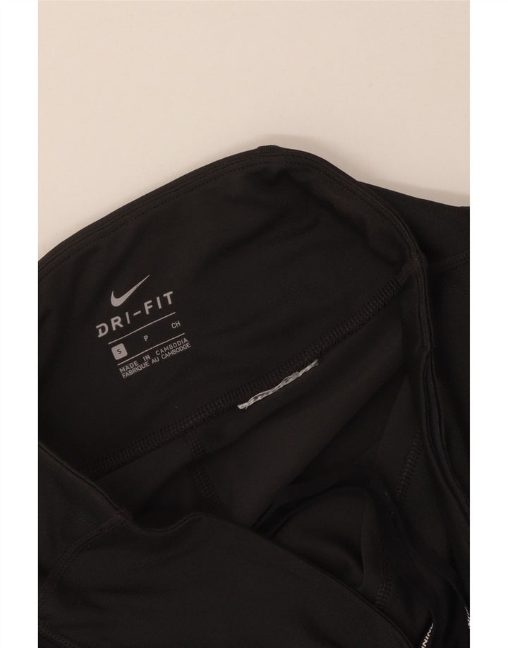 Damskie legginsy NIKE Dri Fit UK 8, małe, czarne