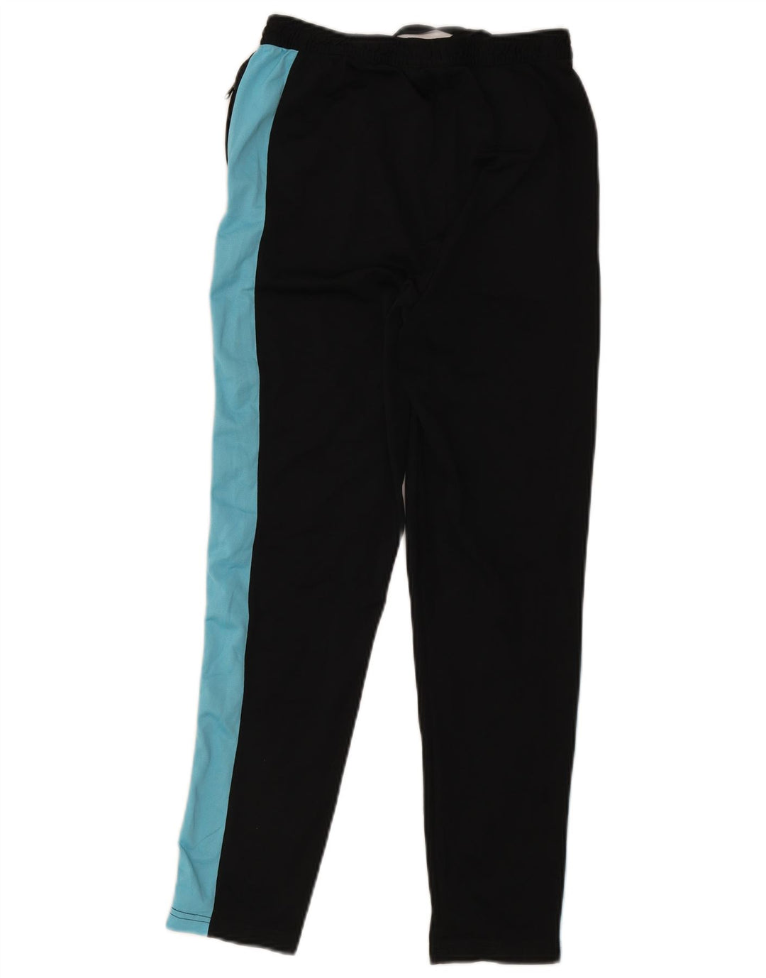 Męskie spodnie dresowe Nike Dri Fit Slim, mały, czarny poliester z blokami kolorów