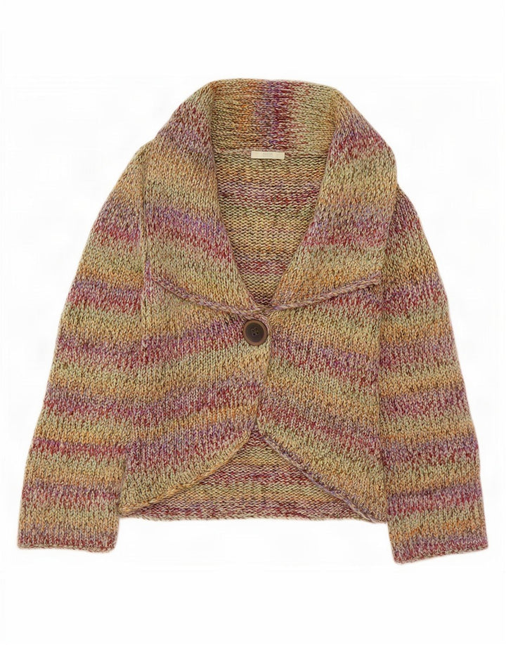 Marks & Spencer Damski sweter rozpinany UK 12, średnie, wielokolorowe paski
