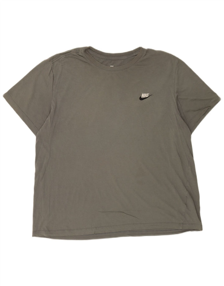 T-shirt męski Nike XL, zielony, bawełniany