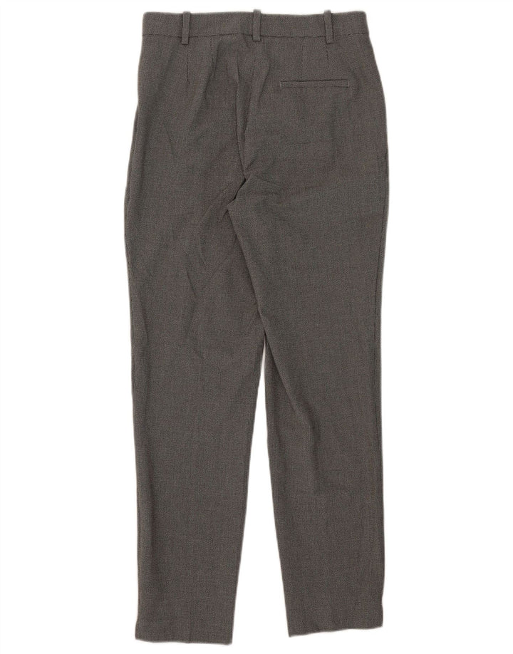 Spodnie garniturowe MARKS & SPENCER damskie UK 8 małe W28 L27 czarne pepitka