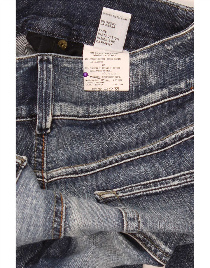 Damskie jeansy Bootcut Diesel W27 L29 Niebieskie bawełniane