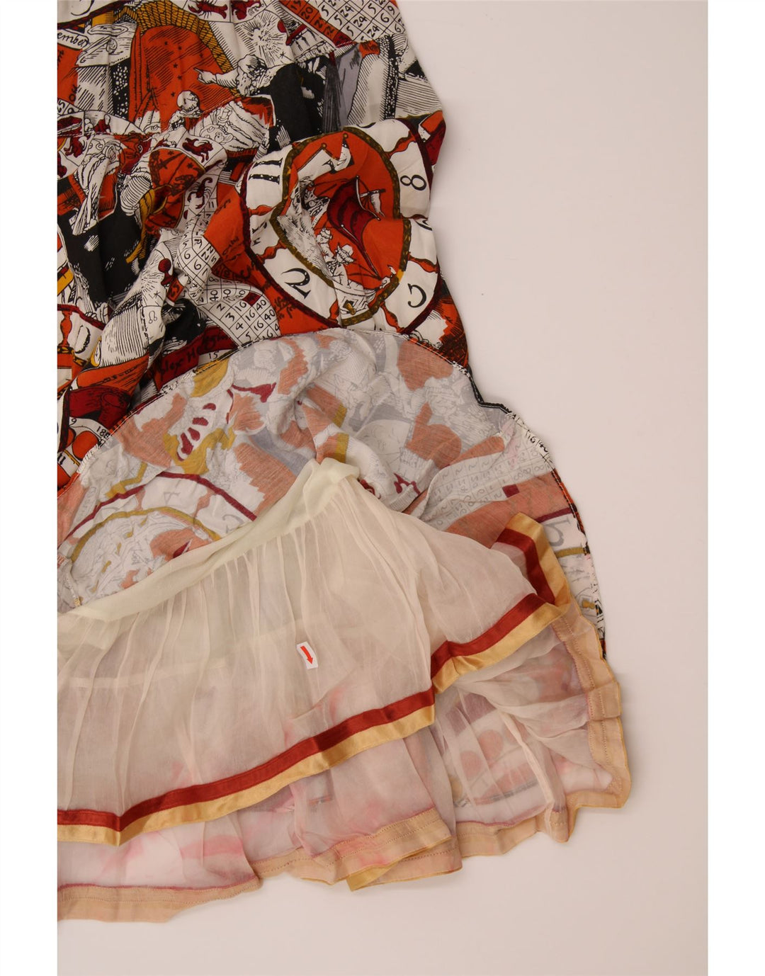 VINTAGE Womens A-Line Skirt IT 42 Medium W27  Multicoloured Vintage Vintage and Second-Hand Vintage from Messina Hembry 