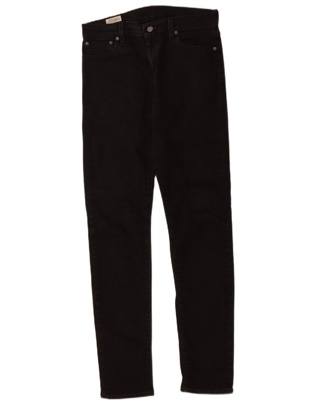 Męskie jeansy LEVI'S 512 Slim, zwężane, W30 L34, czarna bawełna