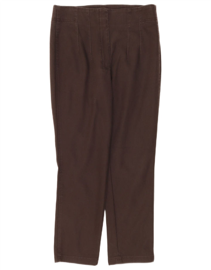 Spodnie damskie Massimo Dutti, proste, przycięte, EU 40, średnie, W30, L26, brązowe