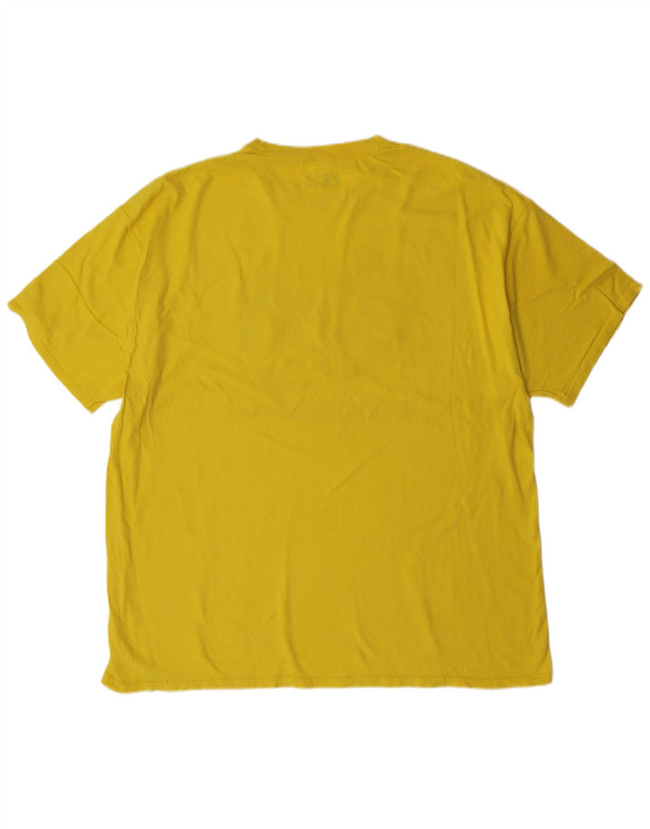 Męska koszulka t-shirt z grafiką Russell Athletic Top 2XL w kolorze żółtym
