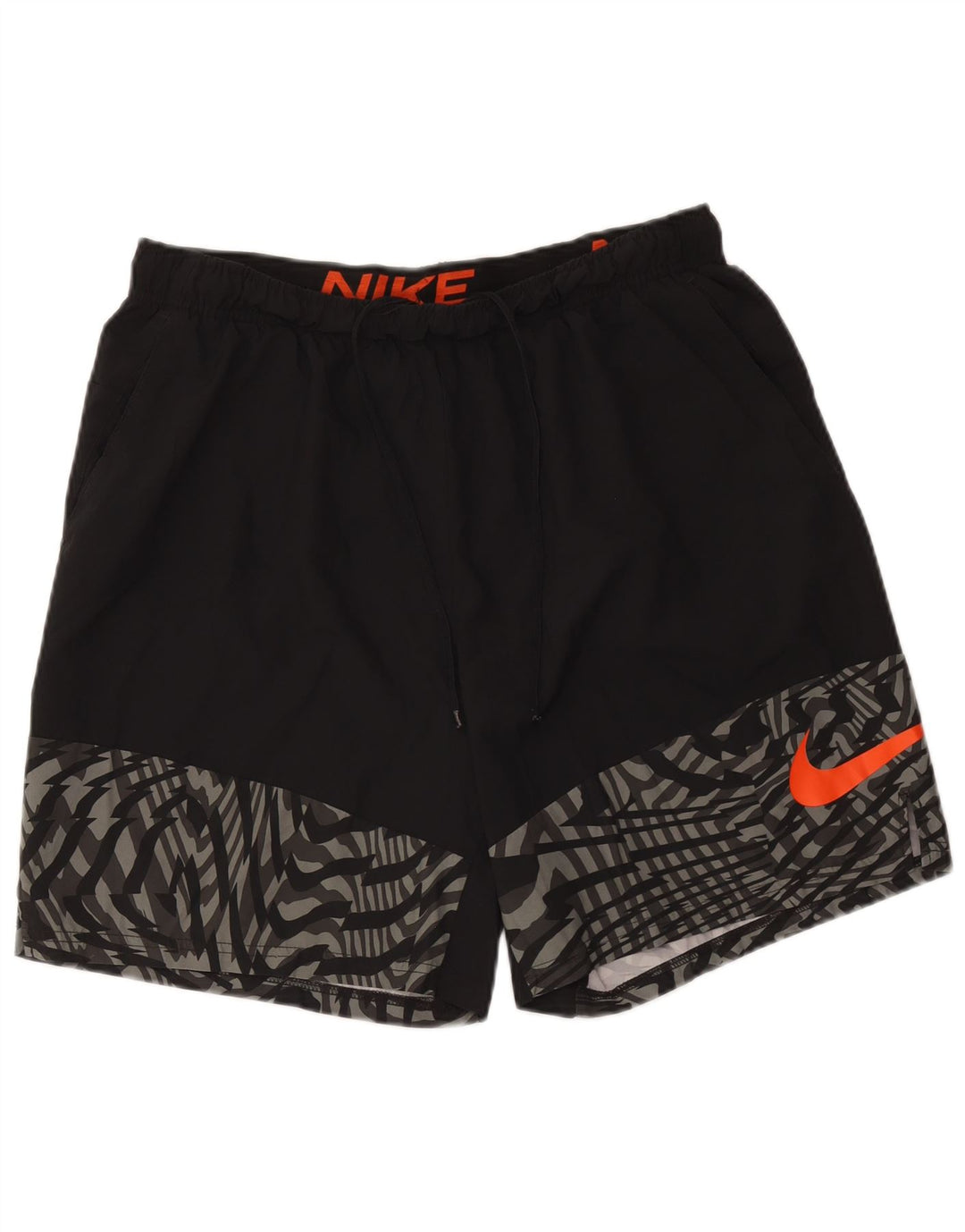 Męskie spodenki sportowe Nike Dri Fit Graphic Standard XL, czarne, poliestrowe