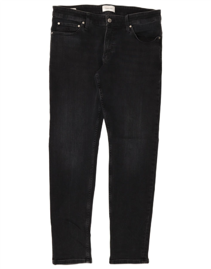 Męskie jeansy Calvin Klein W33 L32 Czarne bawełniane
