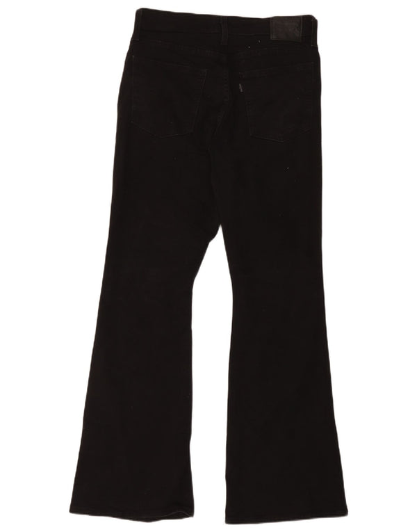 Damskie jeansy Levi's 726 z wysokim stanem W30 L30, czarna bawełna