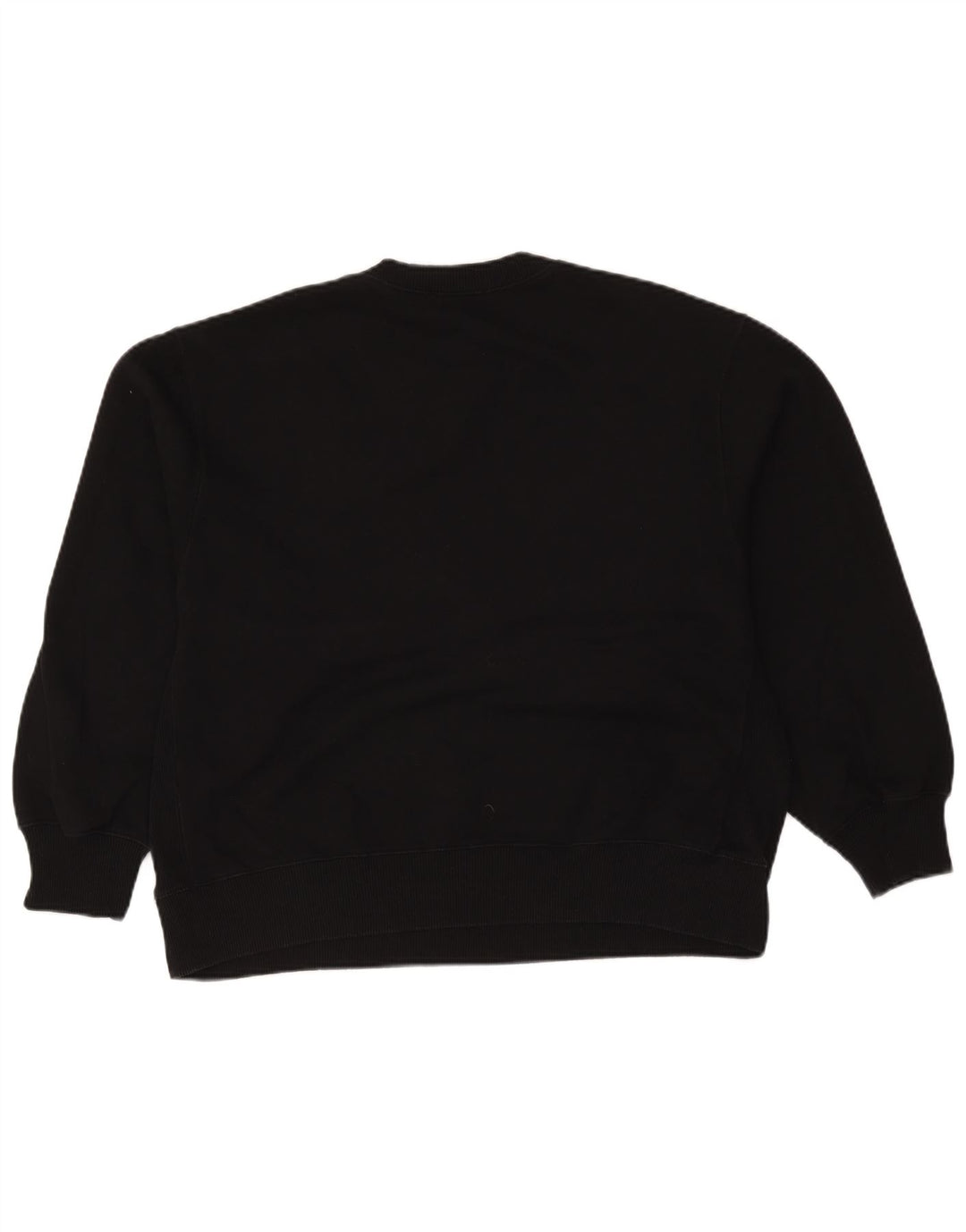 Damski sweter oversize Zara UK 16, duży, czarny, bawełniany