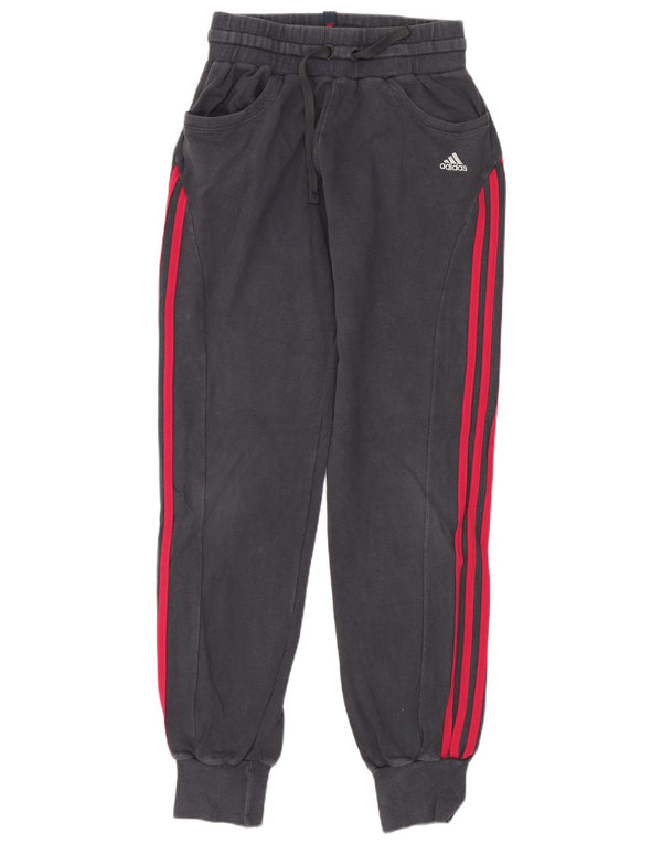 Damskie spodnie dresowe Adidas Joggers UK 12 Medium Grey Cotton