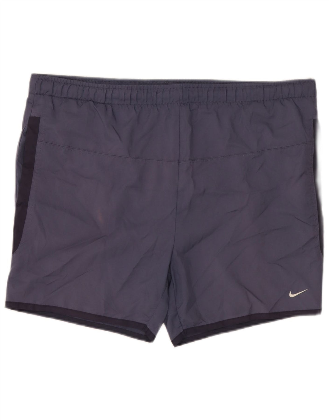 Męskie spodenki kąpielowe Nike UK 39/41 Średni granatowy poliester z blokami kolorów